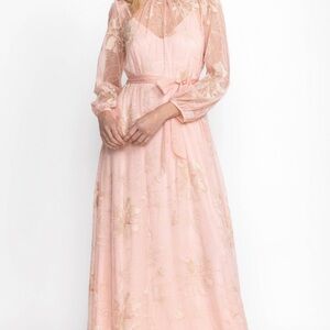 Johnny Was Women's Pink Floral Dream Dress XL